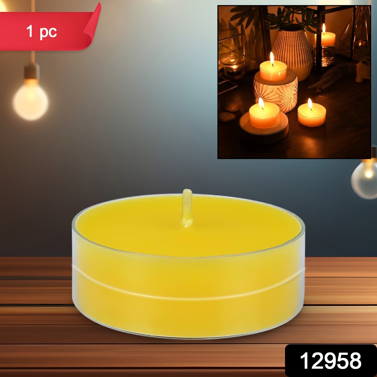 Tealight Diwali Candle – Smokeless, Long-Burning, Mix Color, Diwali (1 Pc / Mix Color) Tealight Diwali Candle – Smokeless, Long-Burning, Mix Color, Diwali (1 Pc / Mix Color)